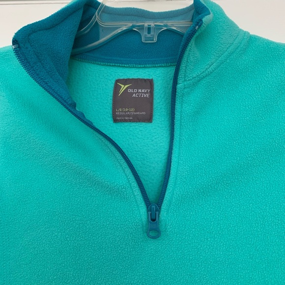Old Navy girls 1/4 zip sweater size L (10/12), gently used - Picture 2 of 6